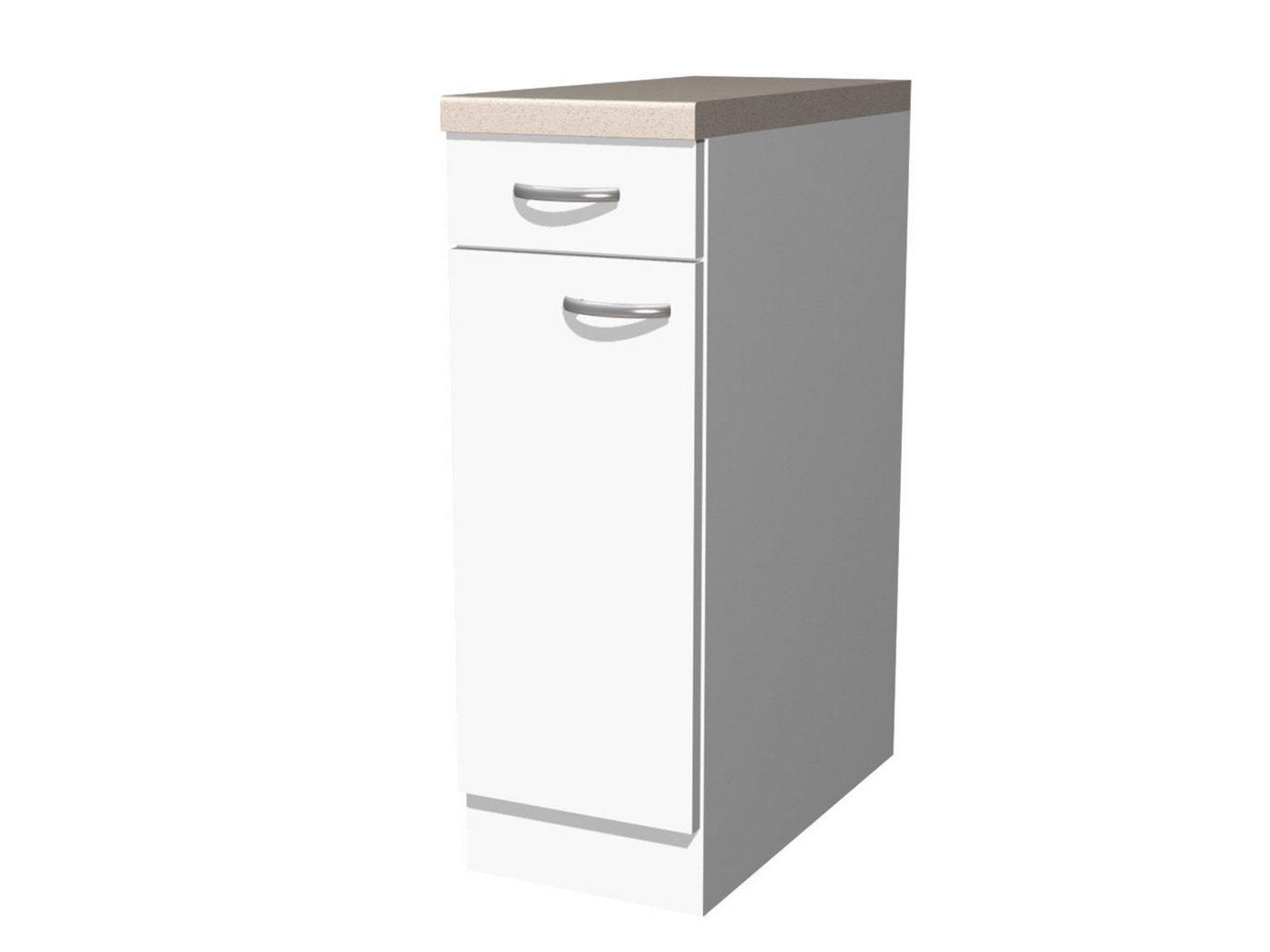 Flex-Well Unterschrank Küchenunterschrank - 30 cm breit - Weiß – Witus Bild 3