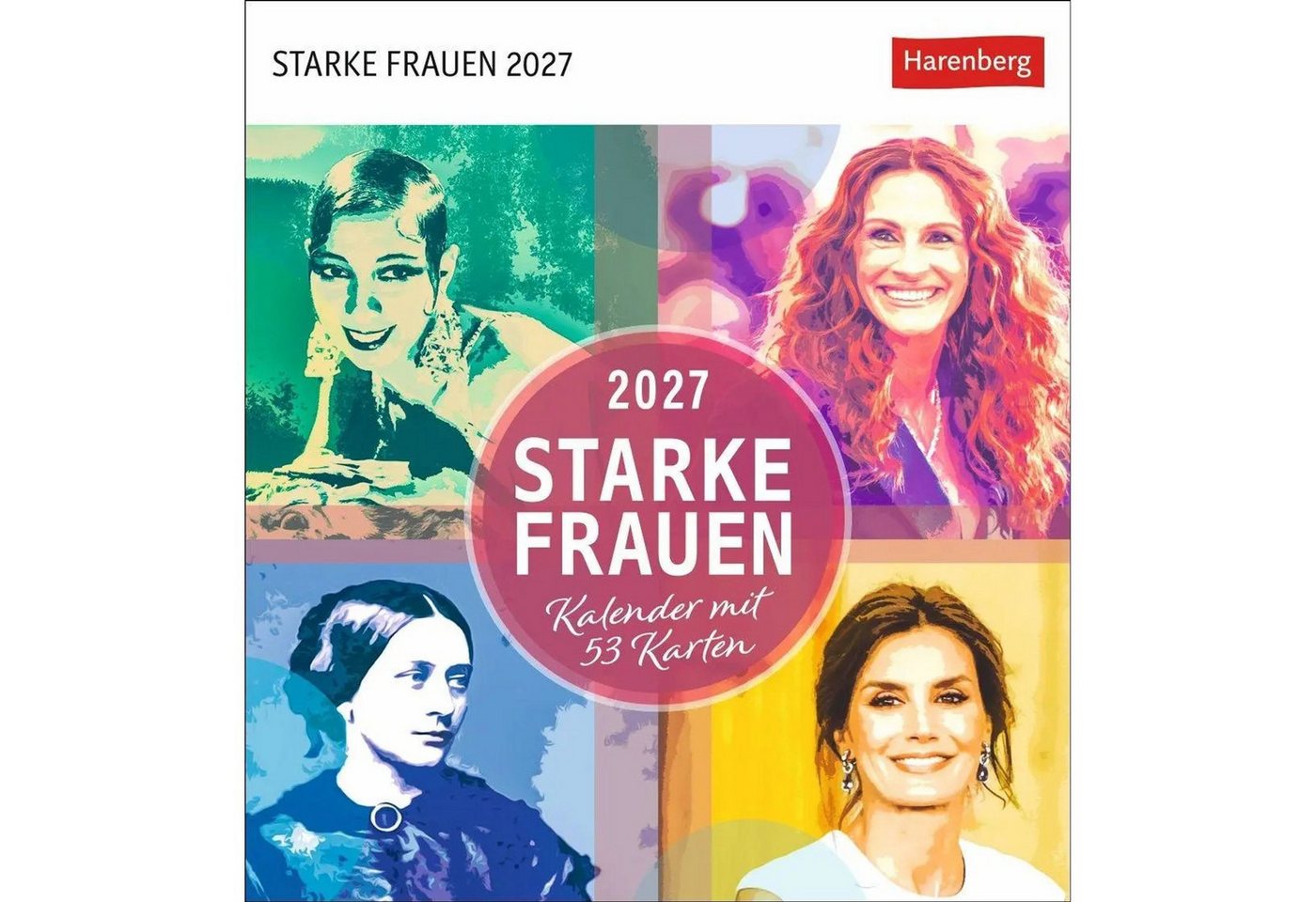 Harenberg Kalender Verlag Tischkalender Starke Frauen Postkartenkalender 2027 - Kalender mit 53 Karten Bild 3