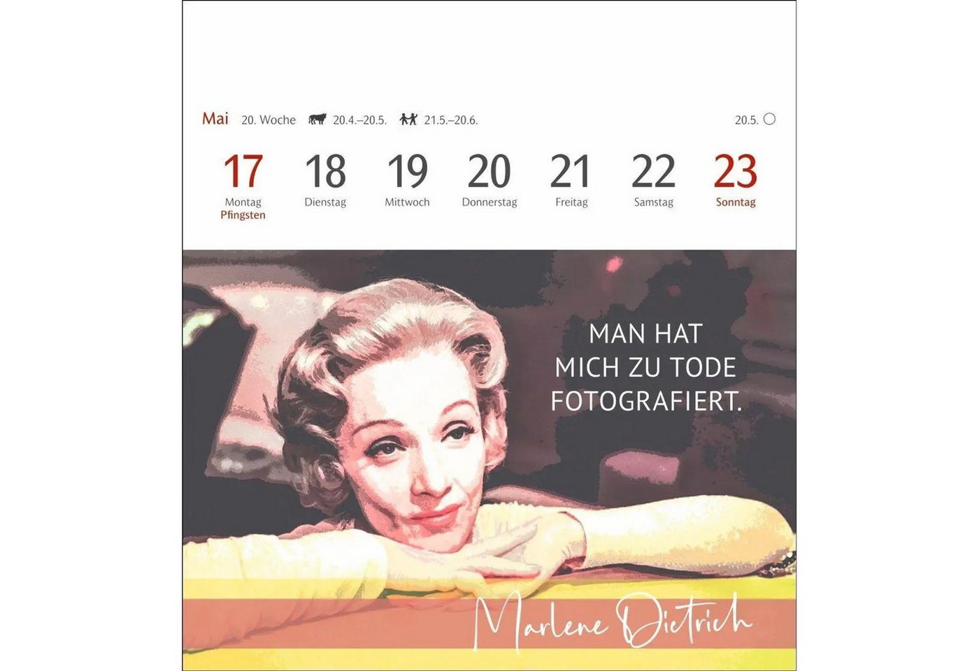 Harenberg Kalender Verlag Tischkalender Starke Frauen Postkartenkalender 2027 - Kalender mit 53 Karten Bild 4