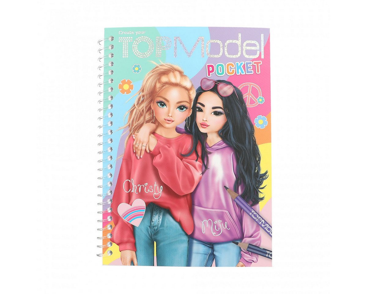 TOPModel Stickerbuch TOPModel Pocket Malbuch Bild 2