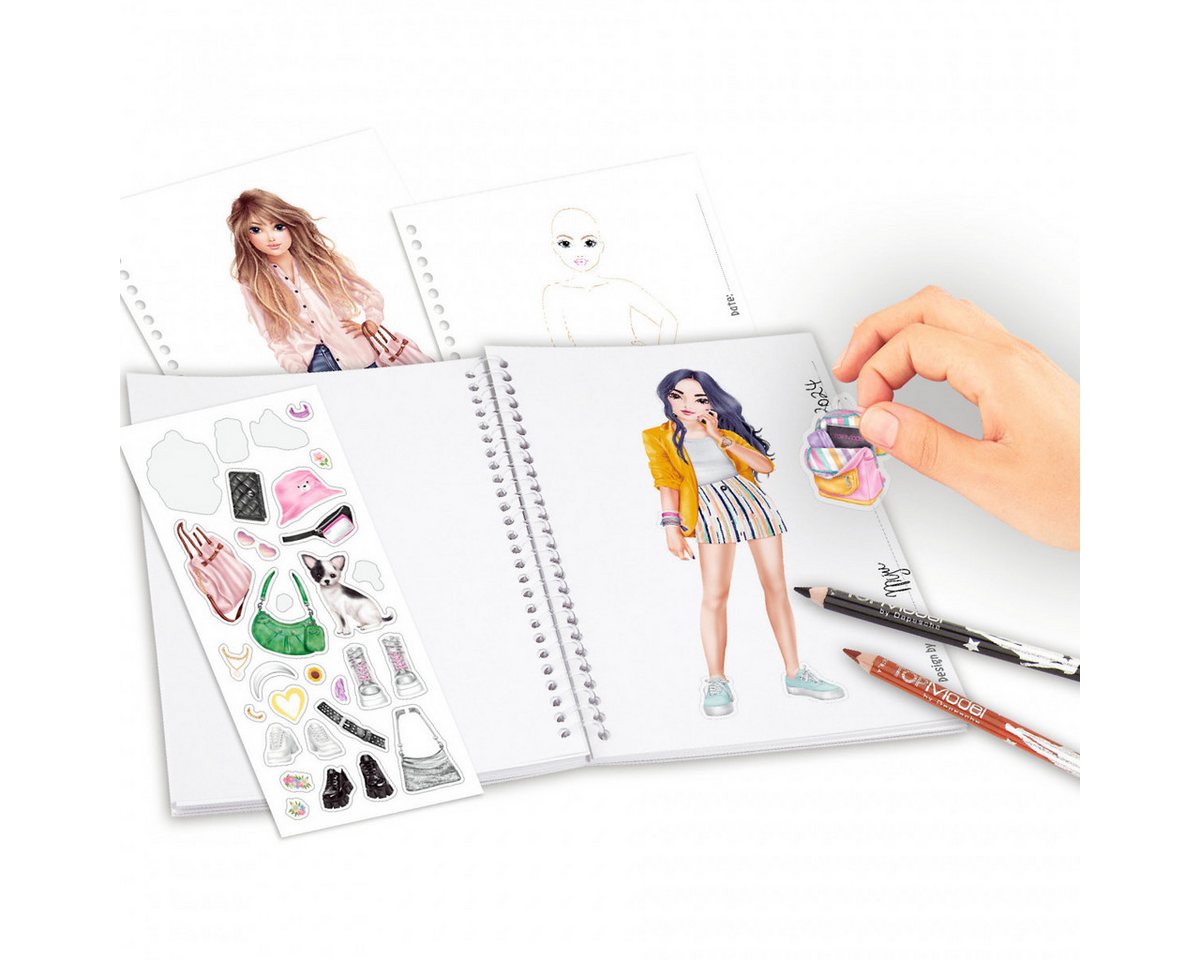 TOPModel Stickerbuch TOPModel Pocket Malbuch Bild 5