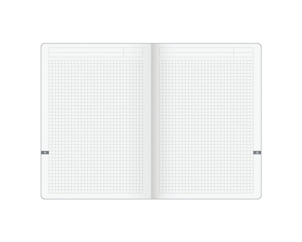 BRUNNEN Buchkalender Premium Modell 739 '27 SlimLine, 1 Monat = 2 Seiten