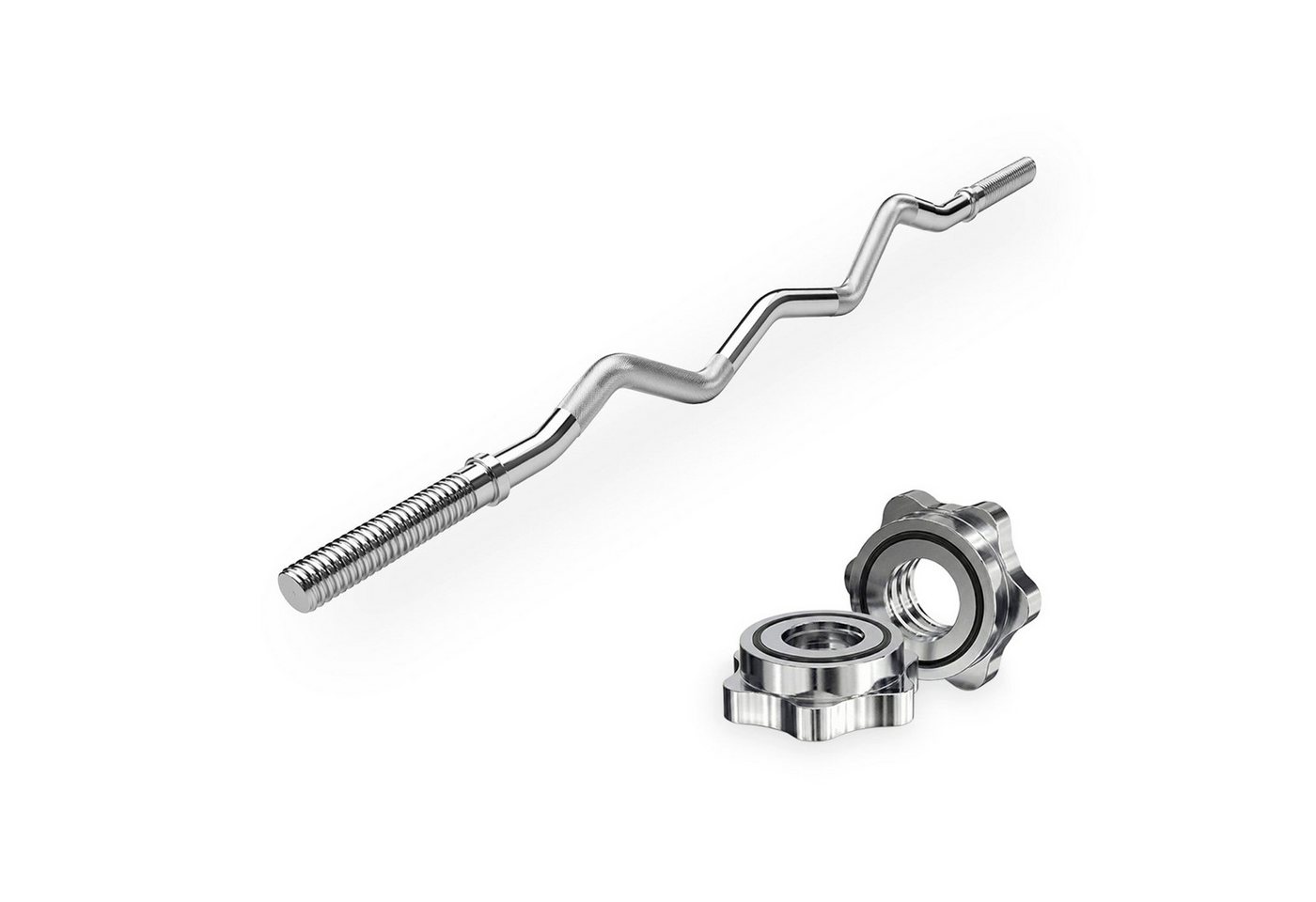 VirtuFit SZ-Curlstange Bis 150 kg - 120 cm - Schraubverschluss - 30 mm