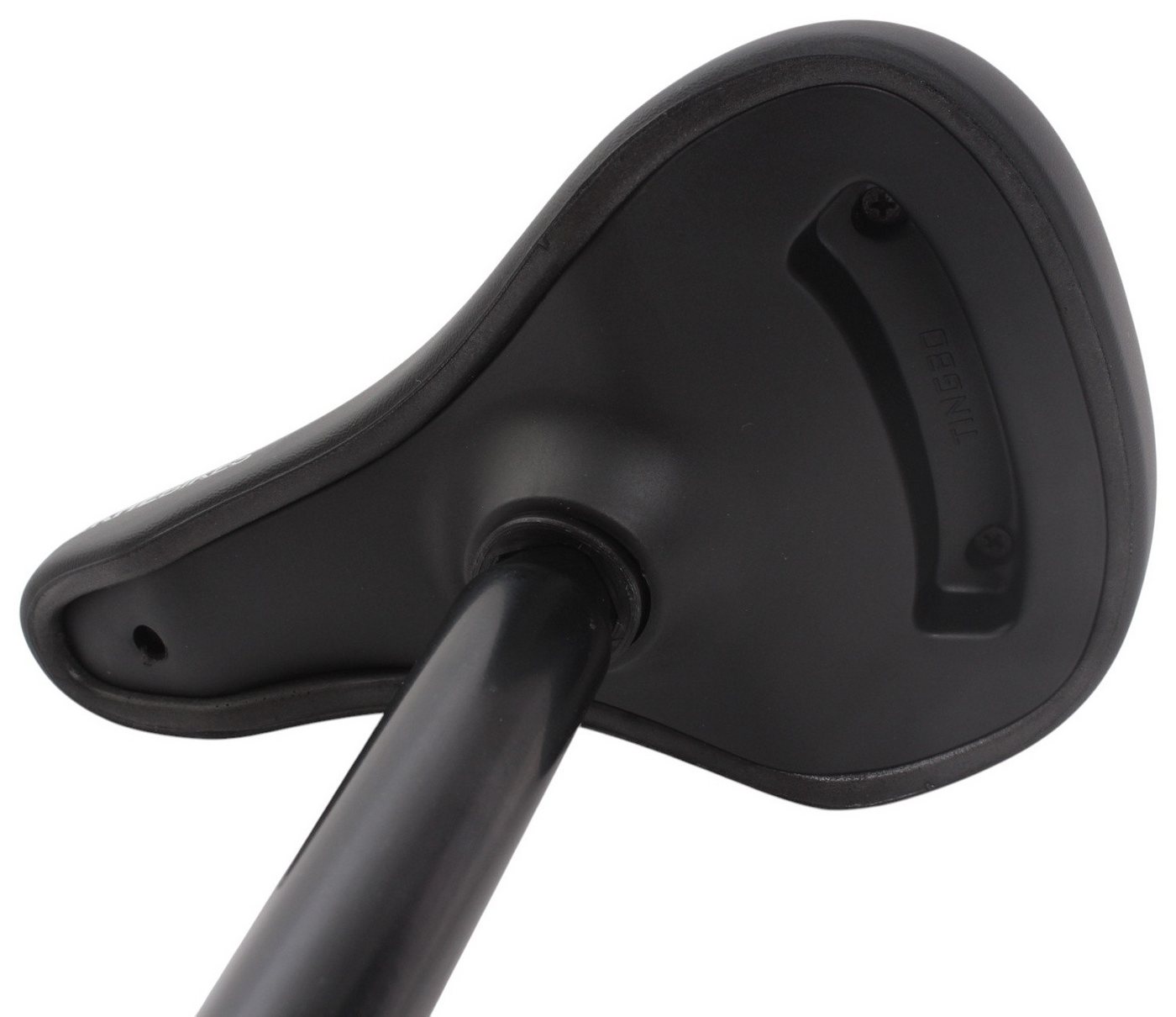 KHEbikes Fahrradsattel KHE BMX Sattelcombo One Piece 27,2 mm Gepolstert Schwarz, mit integrierter 27,2 mm Sattelstütze Bild 5