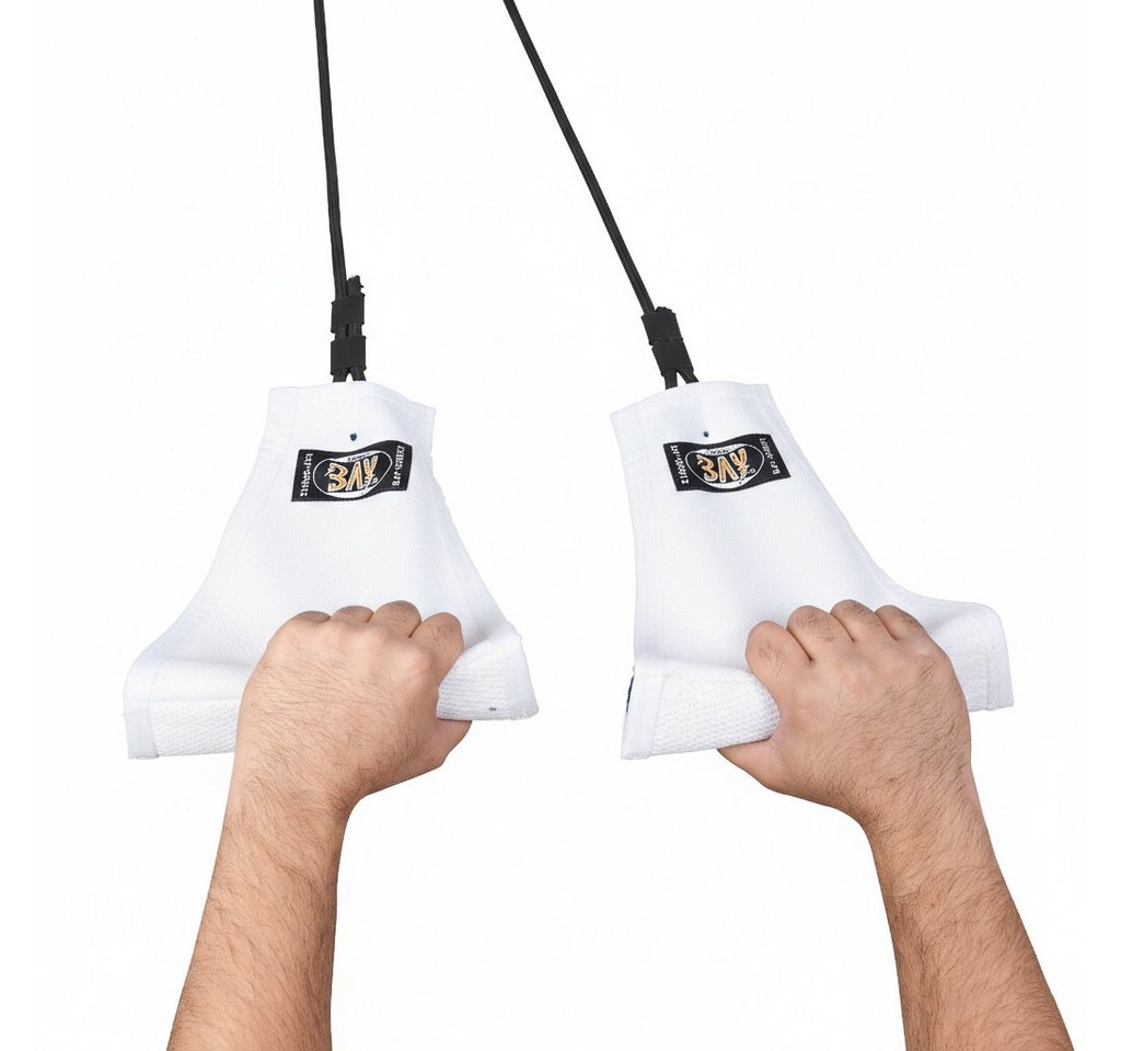 BAY-Sports Expander Uchi Komi WEISS Elastikband Grifftraining Zugseil Anzugstoff Judo MMA, Griffkraft Training Judo MMA Krav Maga Ju Jutsu Jiu Jitsu Grappling Bild 5