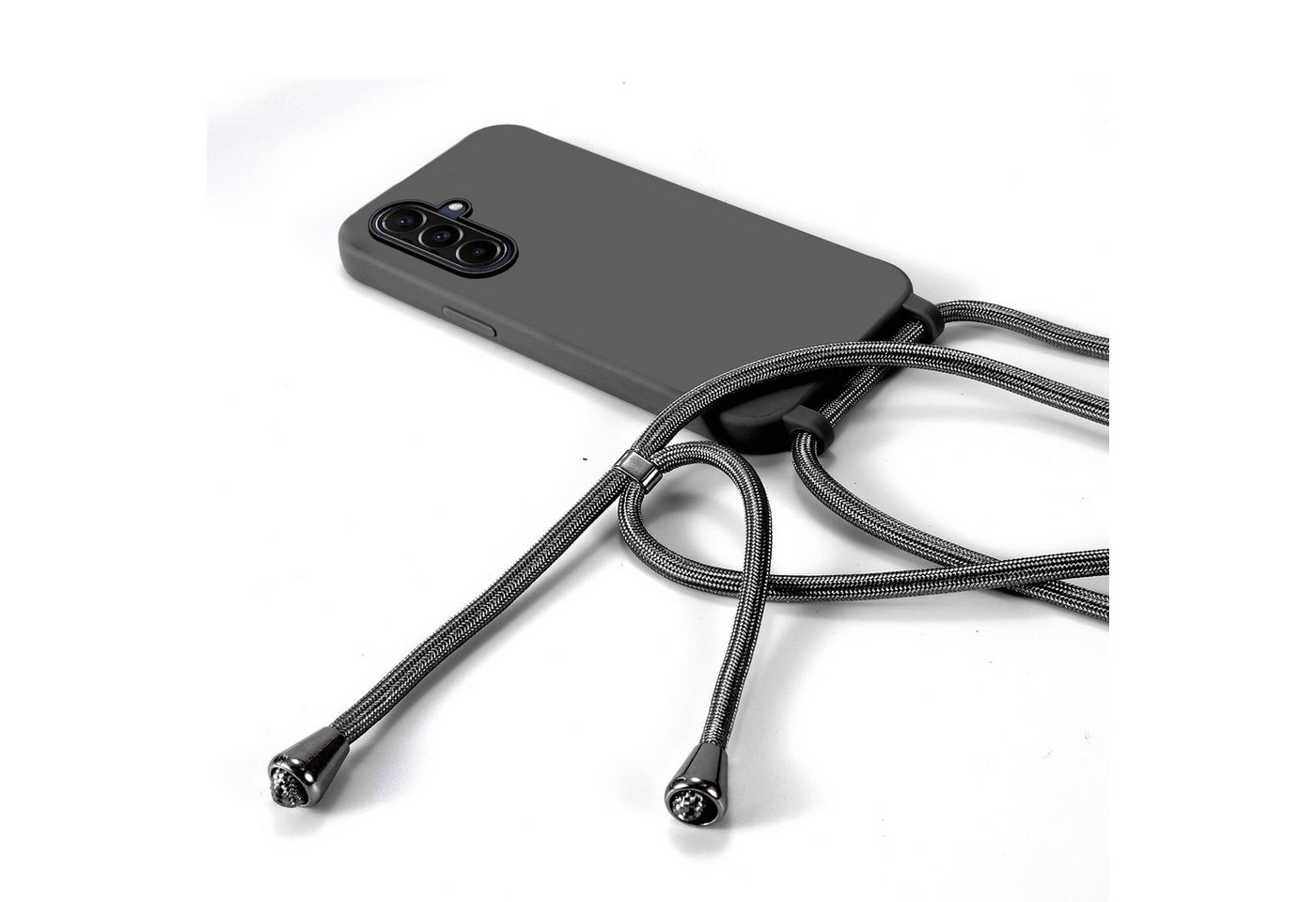 betterfon Handykette für Samsung Galaxy A52 Handyhülle mit Band Kodel Hülle mit Kette, Stylische Handykette: Verstellbar, rutschfest & mit edlen Metallkappen Bild 3