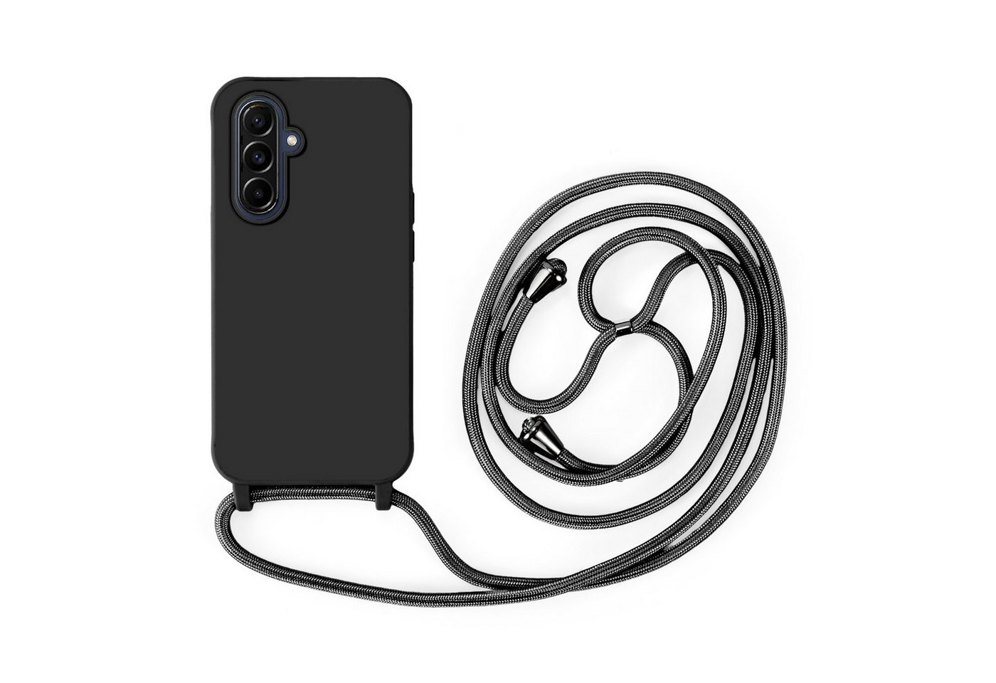 betterfon Handykette für Samsung Galaxy A52 Handyhülle mit Band Kodel Hülle mit Kette, Stylische Handykette: Verstellbar, rutschfest & mit edlen Metallkappen Bild 5
