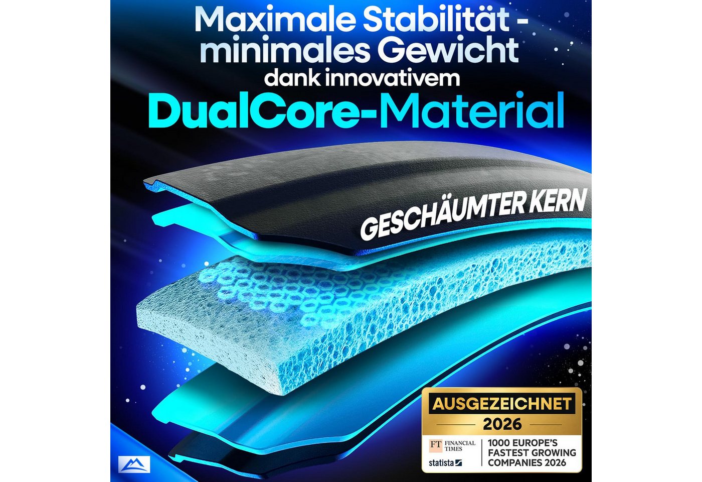 Nextcover Schutzblech Set vorne & hinten, abnehmbar, für MTB 24 bis 29 Zoll, Schnellspanner