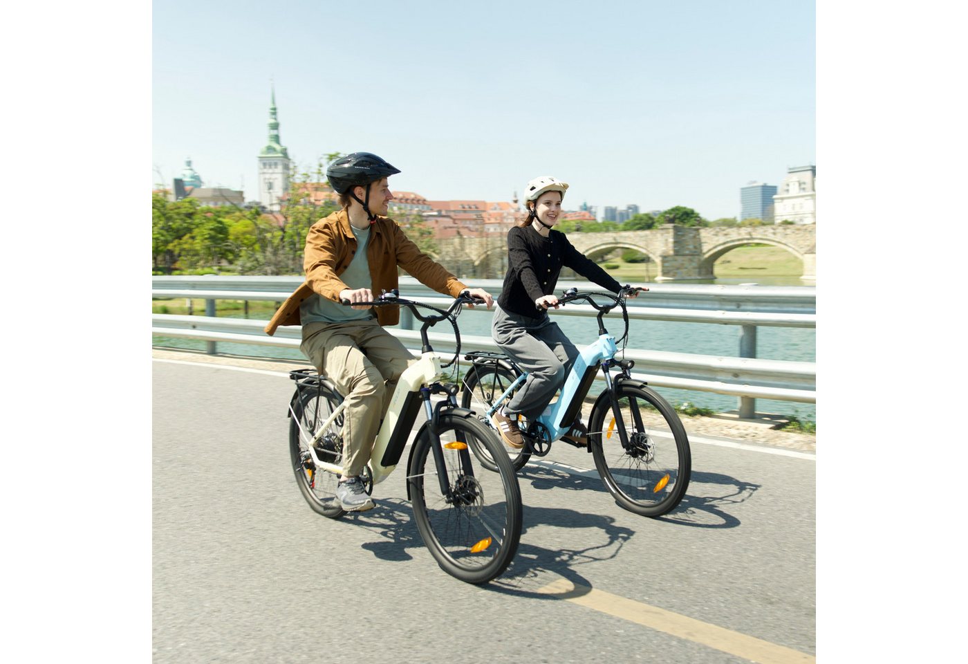 ZWHEEL E-Bike Cityrad e bike für herren 26 zoll 18.2AH 36V 655WH damen 120km Elektrofahrrad, Kettenschaltung, Heckmotor, 655 Wh, (Beleuchtungsset mit Batterieladegerät, Batterieschlüssel, Werkzeug), Komfortables Stadtrad mit Scheibenbremsen & 26" Bereifung für Pendler Bild 5