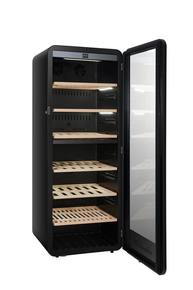 La Sommelière Weinkühlschrank APOGEE250DZN, für 247 Standardflaschen á 0,75l,2 Zonen, Aktivkohlefilter, LED-Beleuchtung, SMART