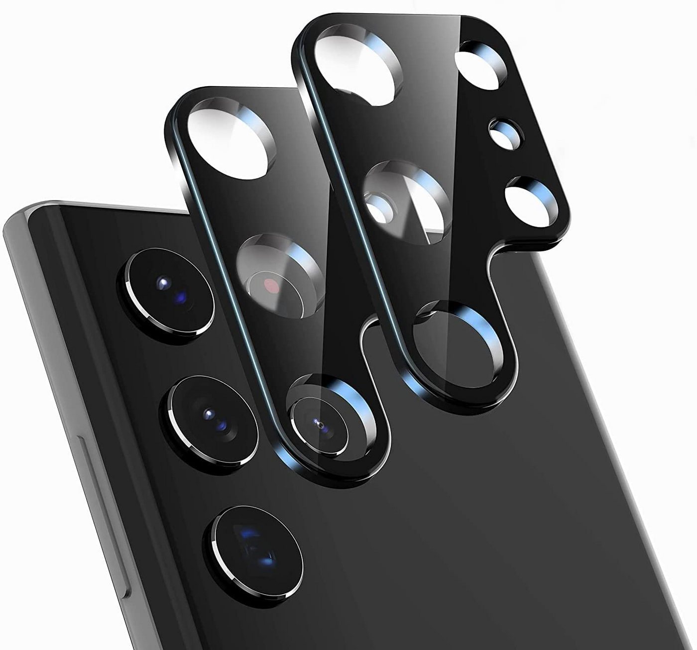 MSM Schutzfolie 2X 3D Schutzglas für Samsung Galaxy S22 Plus Ultra Kameraglas Panzerfolie Linse Bild 2