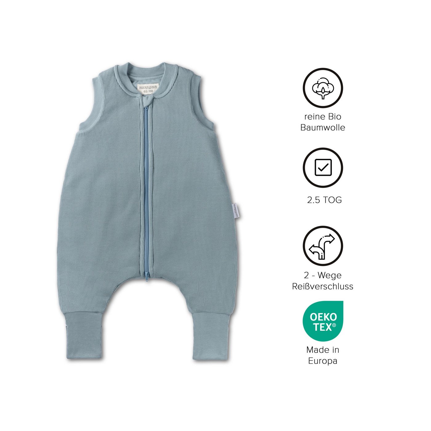 Hofbrucker seit 1948 Babyschlafsack Baby Winter Schlafsack mit Füßen MATTI Bild 3