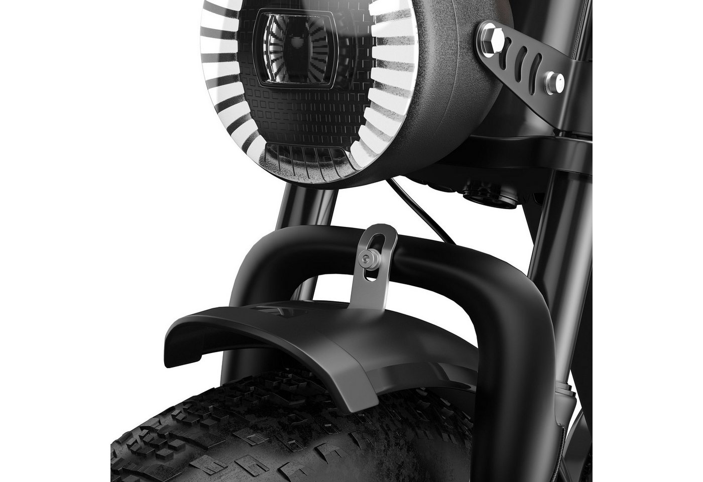 PIXAR E-Bike Mountainbike M9 Fatbike 20 Zoll Elektrofahrrad Doppelakku 48 V 35 Ah bis zu 120KM, 7 Gang Shimano, Heckmotor, 1680 Wh, (Packung), 250 W Vollfederung, hydraulische Scheibenbremsen Bild 2