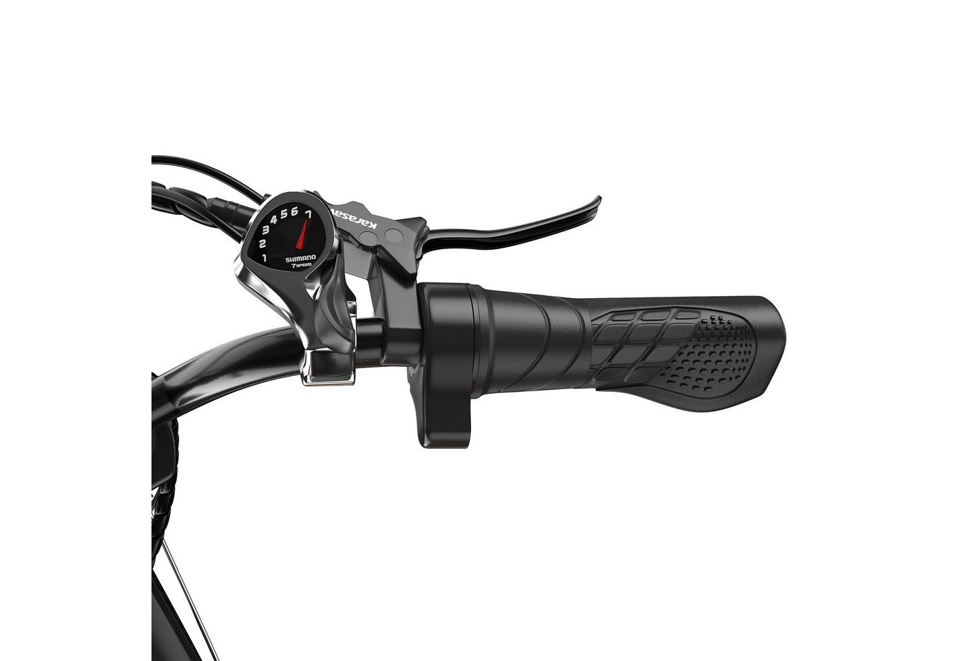 PIXAR E-Bike Mountainbike M9 Fatbike 20 Zoll Elektrofahrrad Doppelakku 48 V 35 Ah bis zu 120KM, 7 Gang Shimano, Heckmotor, 1680 Wh, (Packung), 250 W Vollfederung, hydraulische Scheibenbremsen Bild 4