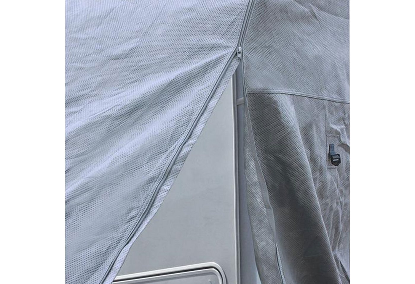 deiwo Wohnmobilschutzhülle Premium Wohnmobil Schutzhülle 235 x 600 x 270 cm Abdeckplane Plane (Packung) Bild 2
