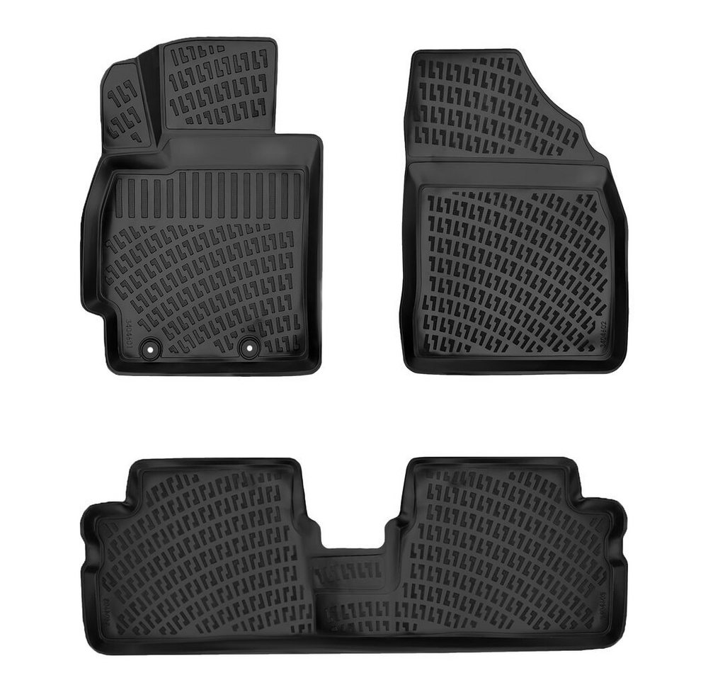 fussmattenprofi.com Auto-Fußmatte 3D Auto Fussmatten für Toyota Auris (E15) 2007-2013 (1 St), für Toyota Toyota Auris Bild 2