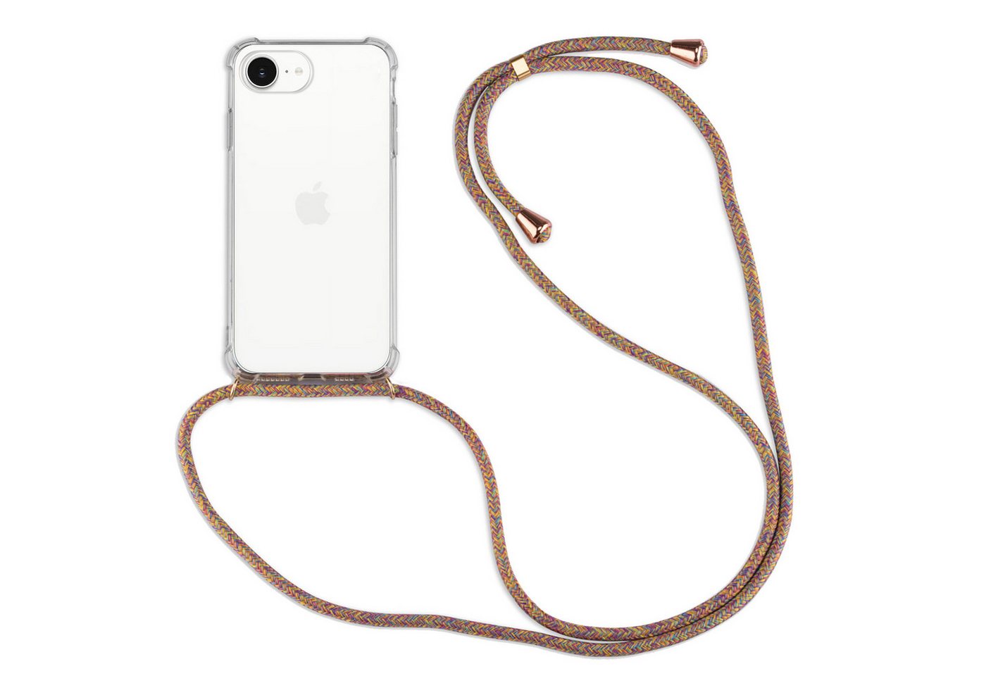 betterfon Handykette für iPhone 17E / 16E Hanfyhülle - Hülle mit Band zum Umhängen, Hände frei – mit Silikonhülle & Schnur für flexiblen Alltag Bild 2