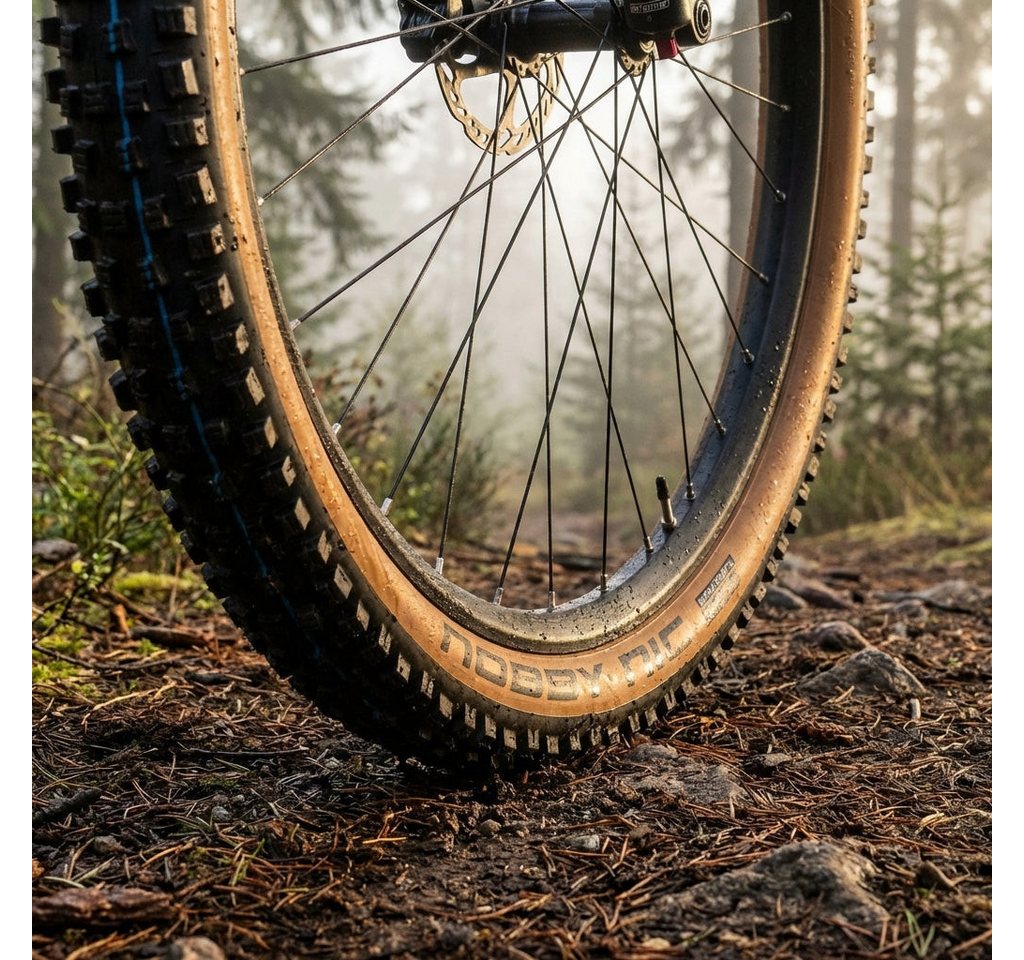 Schwalbe Fahrradreifen Schwalbe Nobby Nic Faltreifen 29 Zoll (29x2.40) - MTB Reifen schwarz/b