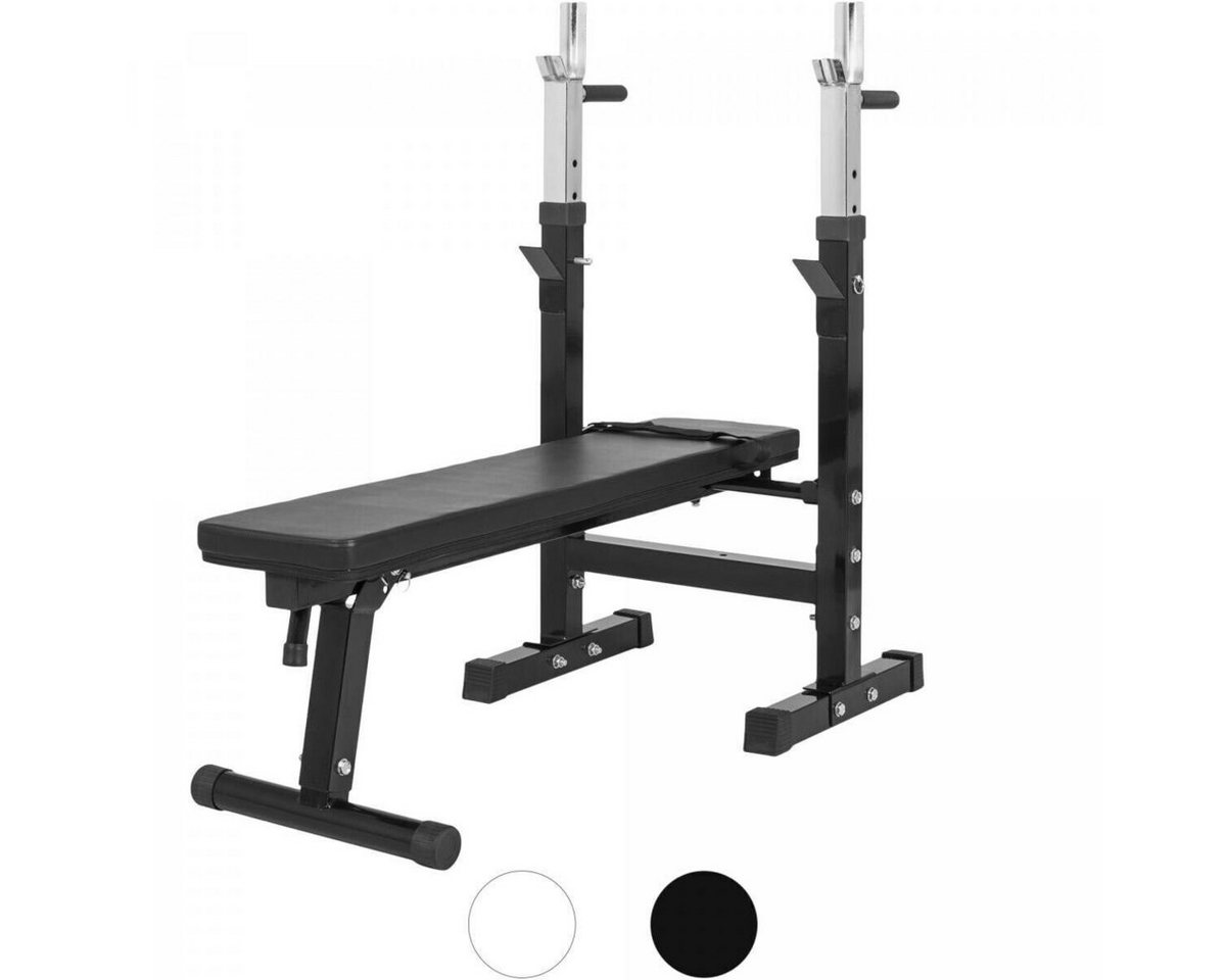GORILLA SPORTS Hantelbank Hantelbank mit Langhantelset Gripper 100 kg Bild 5