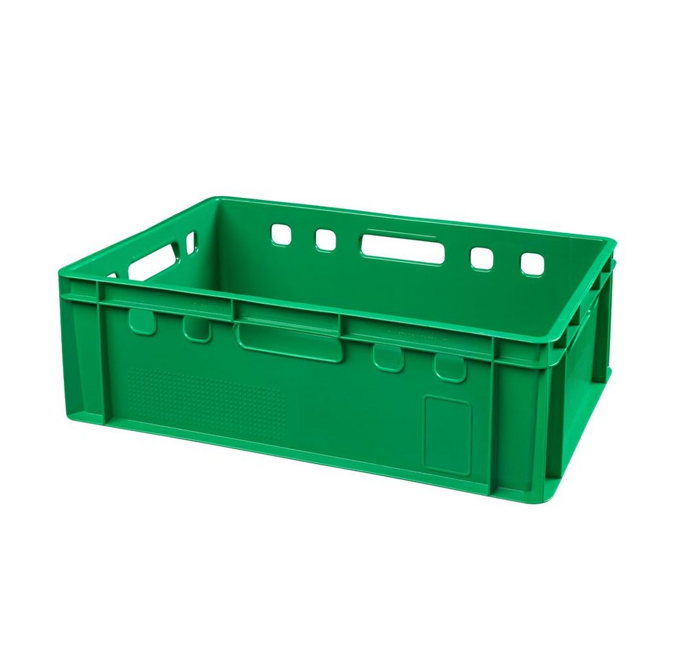 Logiplast Transportbehälter Eurokisten E2 Metzgerkiste Grün, (Spar-Set, 5 Stück), Lebensmittelecht, stapelbar, widerstandsfähig Bild 3