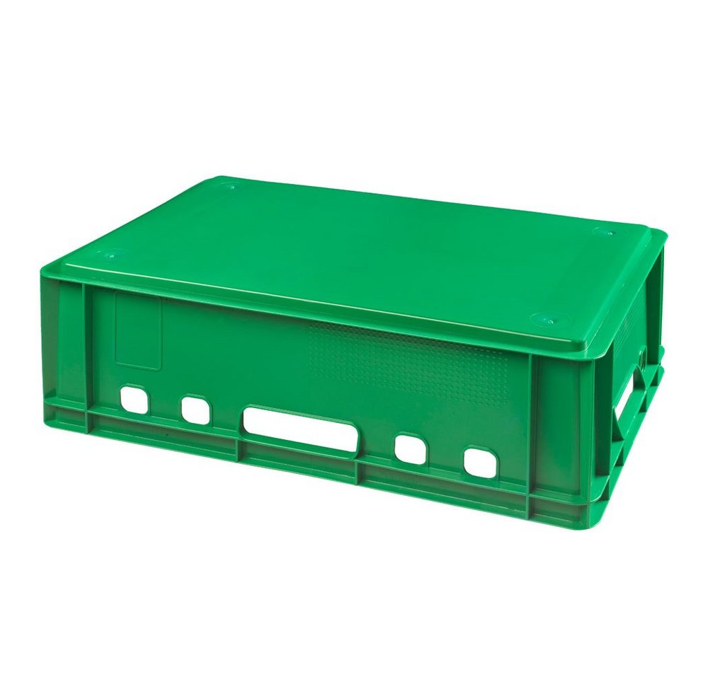 Logiplast Transportbehälter Eurokisten E2 Metzgerkiste Grün, (Spar-Set, 5 Stück), Lebensmittelecht, stapelbar, widerstandsfähig Bild 4