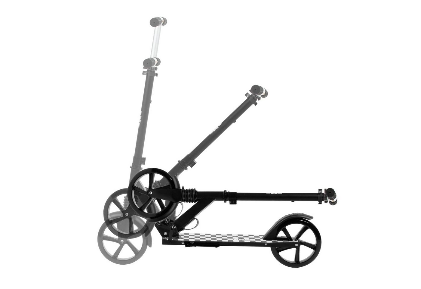 COIL Cityroller Kinderoller, Scooter, Faltbarer, Kinderscooter, Höhenverstellbar, 15 km/h, ABEC-7-Lager, Räder mit 20 cm Durchmesser, klappbares Bein, Fußbremse
