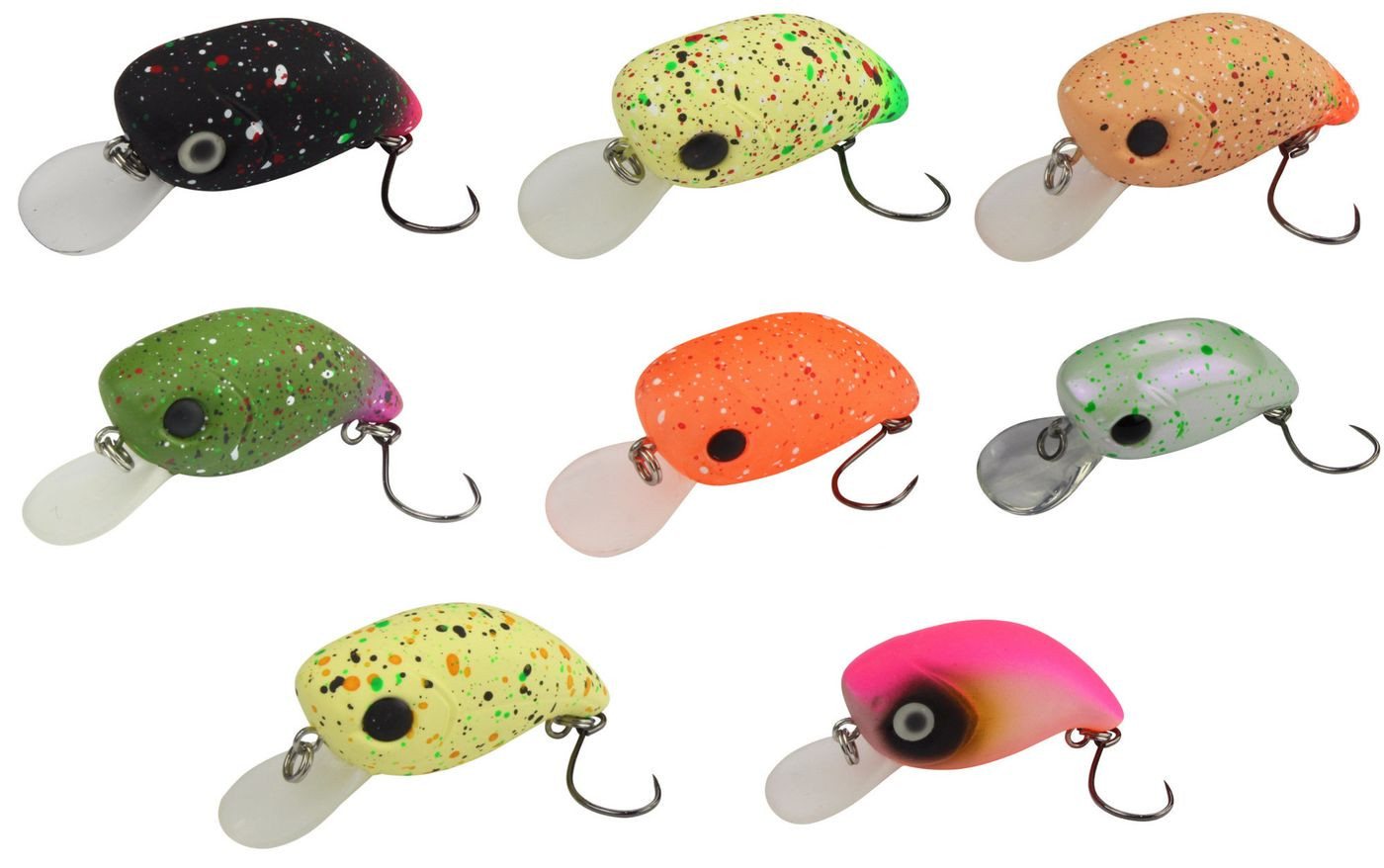 Fishing Tackle Max Kunstköder FTM Masu Pit Bull 3cm 2,4g Forellenwobbler schwimmend