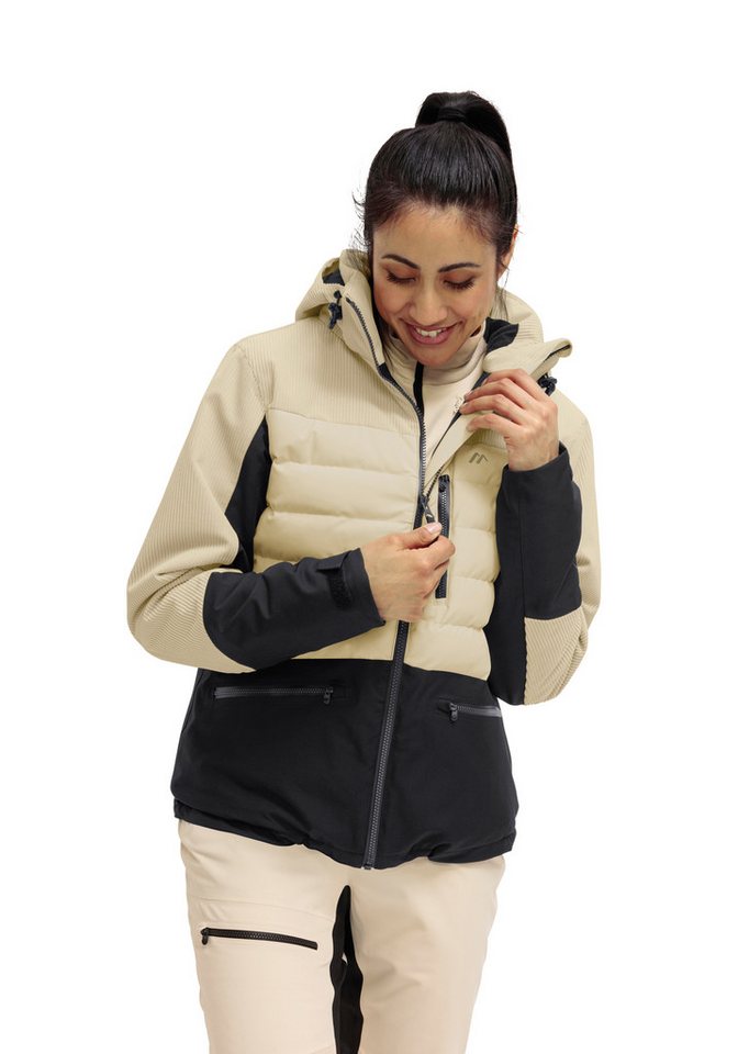 Maier Sports Skijacke Whiteglam W Damen Winterjacke wasserdicht u. atmungsaktiv