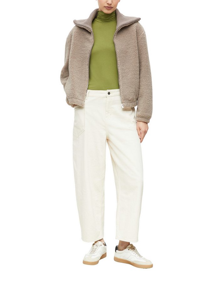 s.Oliver Rollkragenshirt Langarmshirt mit Viskose und Stretch / Unifarben Bild 3