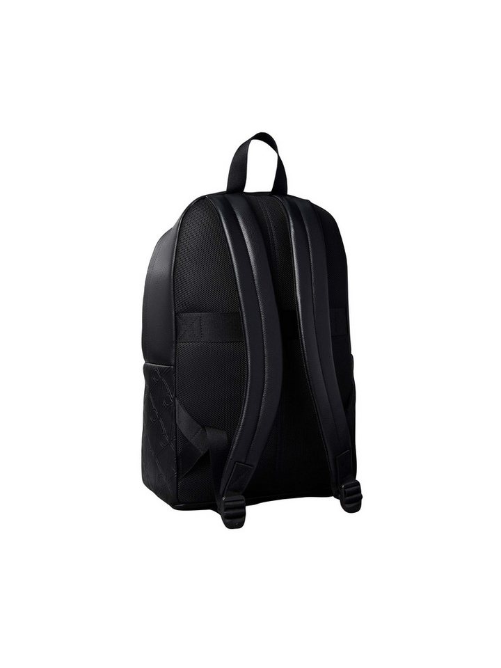 Calvin Klein Rucksack EMBLEM AOP DEBOSS ROUND BACKPACK, Unisex Cityrucksack, Freizeitrucksack mit fortlaufenden CK-Logos Bild 3