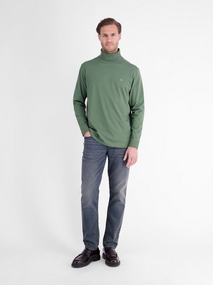 LERROS Rollkragenshirt Legeres T-Shirt mit Rollkragen aus reiner Baumwolle Bild 2