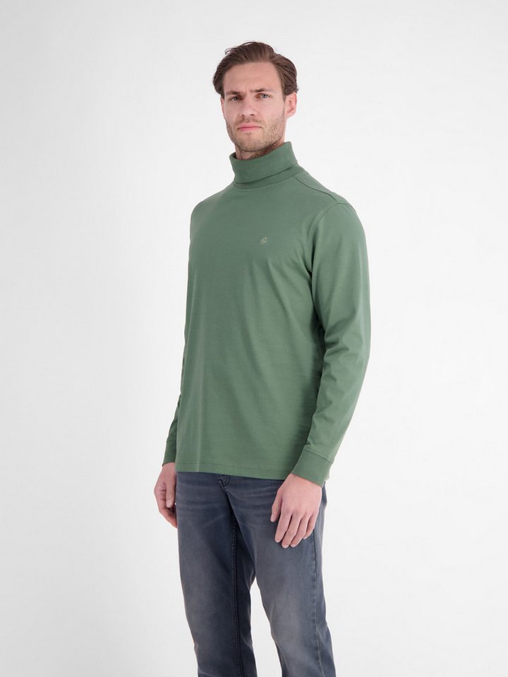 LERROS Rollkragenshirt Legeres T-Shirt mit Rollkragen aus reiner Baumwolle Bild 3