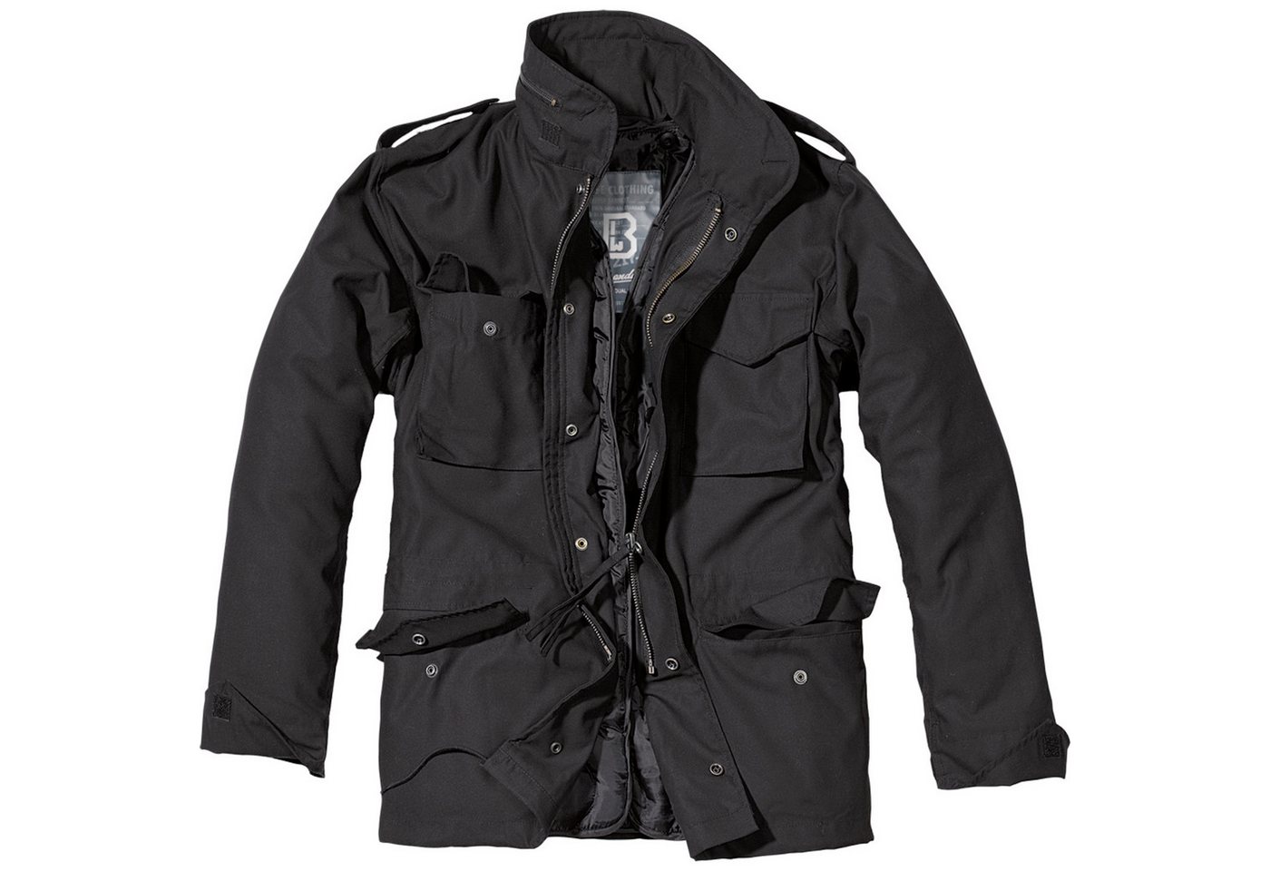 Brandit Motorradjacke Brandit M65 Classic Feldjacke Schwarz L Airflow Bild 2