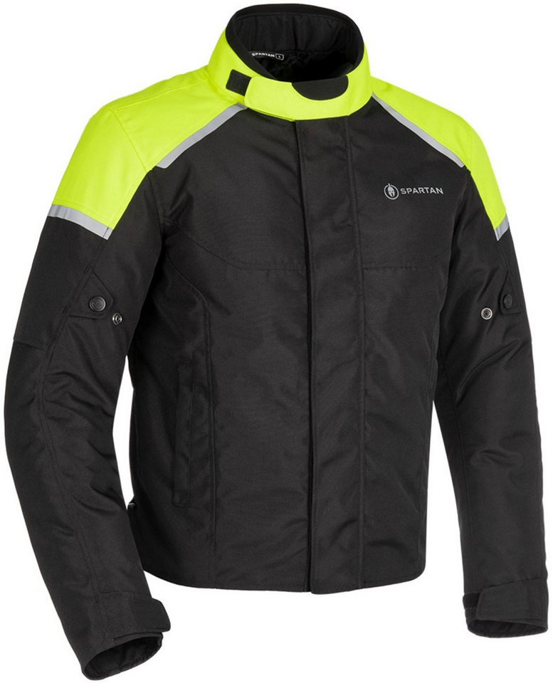 OXFORD Motorradjacke Oxford Motorrad Textiljacke "Spartan kurz WP MS" schwarz/neongelb XXL