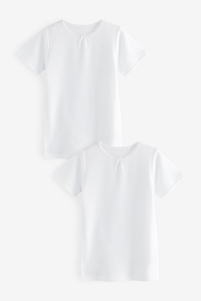 Next Thermounterhemd Thermo-T-Shirts mit Schleifenbesatz, 2er-Pack (2-St) Bild 3