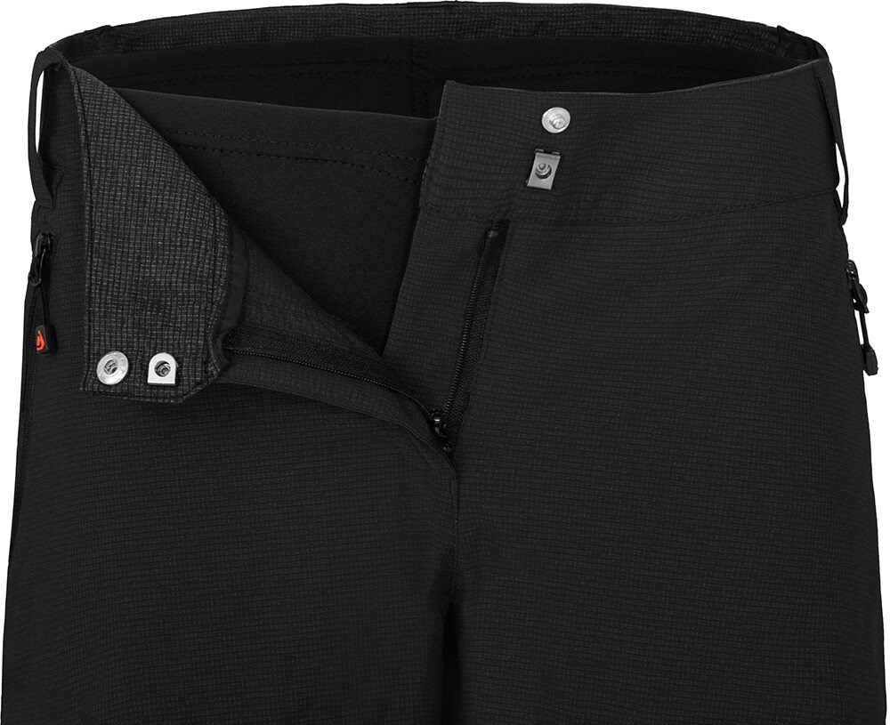 Bergson Fahrradhose VINA Damen 2in1 Radhose, mit gepolsterter Innenhose, Normalgrößen, schwarz Bild 4