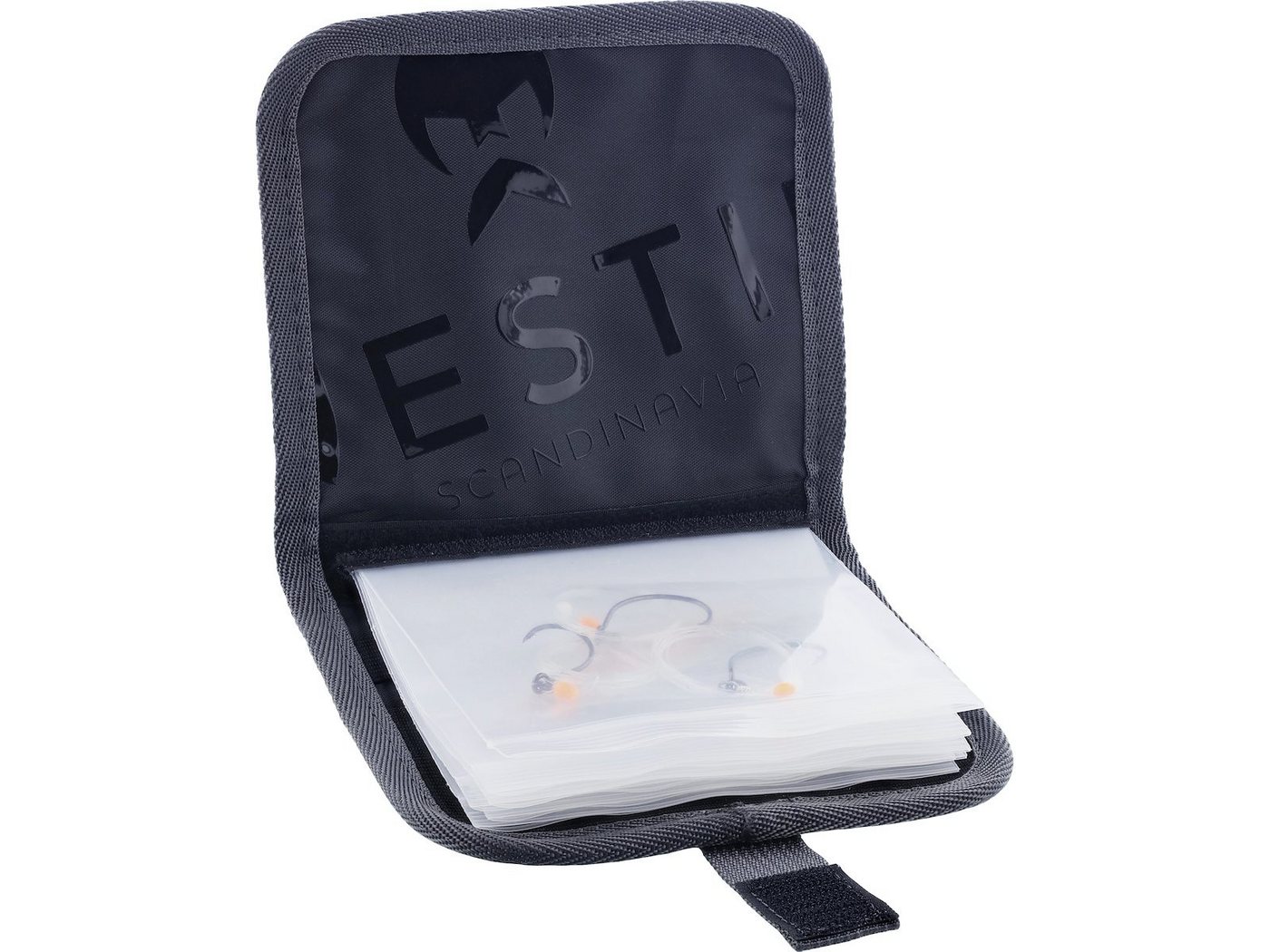 Westin Fishing Aufbewahrungstasche Rig - Vorfachtasche W4 Wallet Fold Plus - mit 6 PE Taschen - Angeln (7-tlg), 6 herausnehmbare PE-Taschen Bild 2