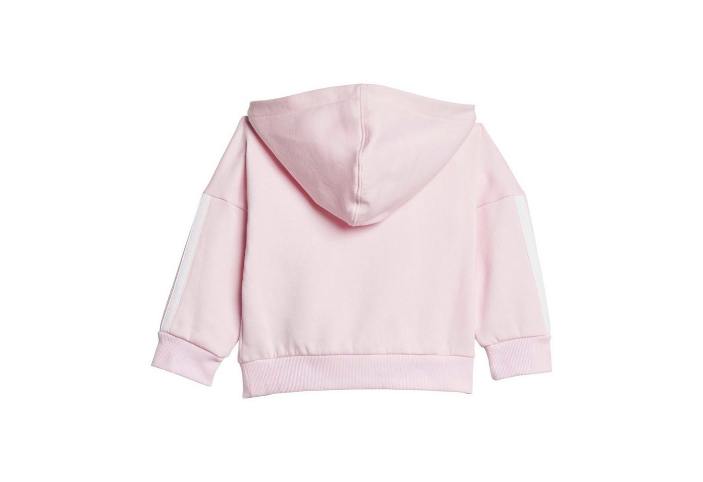 adidas Performance Jogginganzug Essentials (Baumwolle-Mischung) pink/grau Kleinkinder Mädchen
