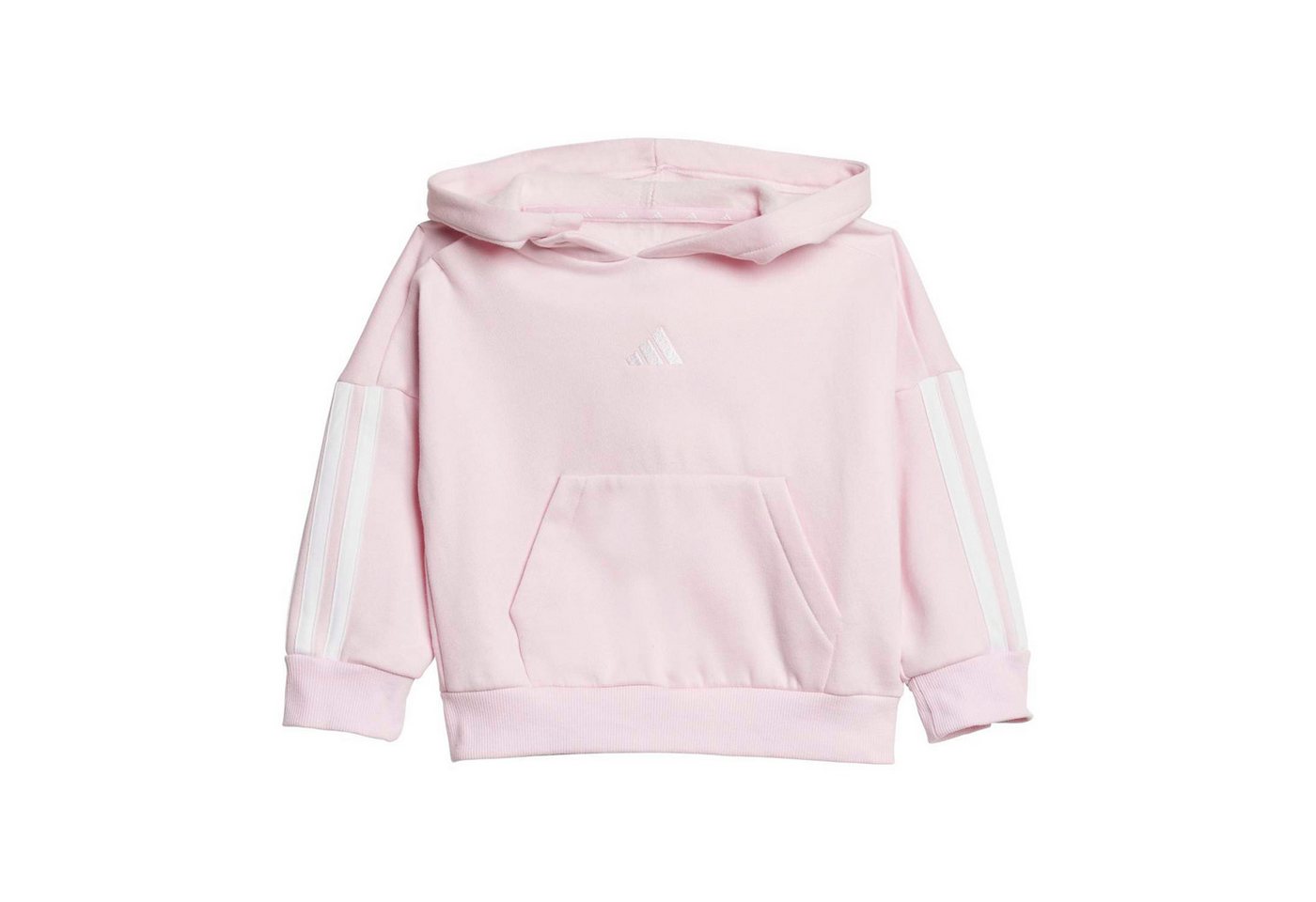 adidas Performance Jogginganzug Essentials (Baumwolle-Mischung) pink/grau Kleinkinder Mädchen Bild 2