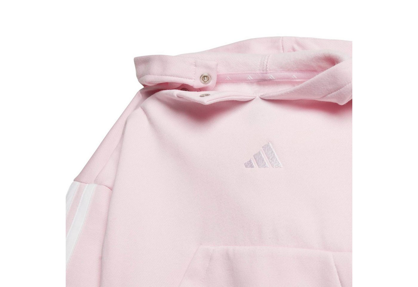 adidas Performance Jogginganzug Essentials (Baumwolle-Mischung) pink/grau Kleinkinder Mädchen Bild 5