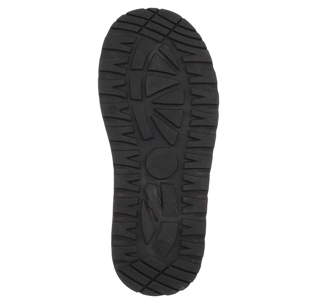Ital-Design Damen Slip-on Plateau Schuh mit Profilsohle Snowboots (92214525) Flach Stiefeletten in Schwarz Bild 4