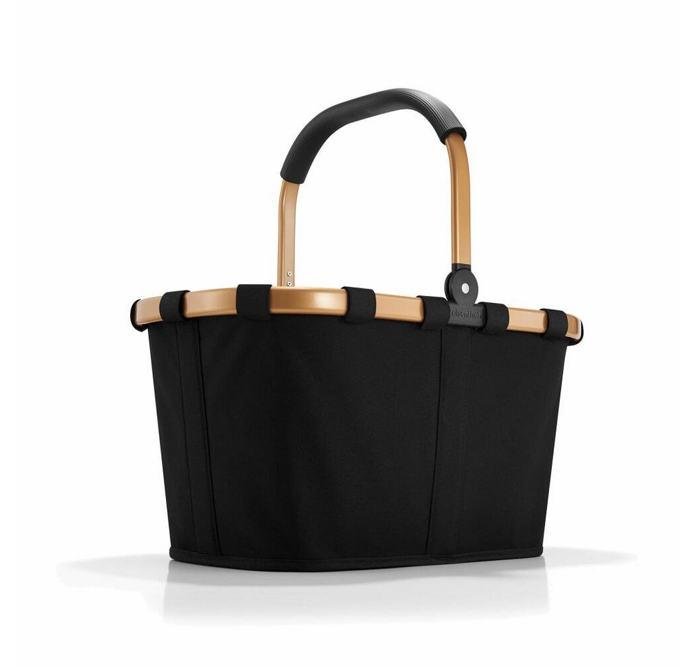 REISENTHEL® Einkaufskorb carrybag frame gold mit cover