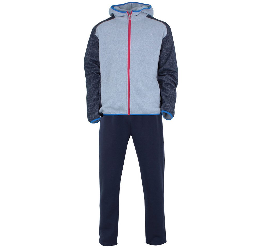 Herbold Sportswear Jogginganzug Herren Hoodie Jogger Trainingsanzug Freizeitanzug mit Kapuze (2-tlg), Warmes Sweat-Material, flauschig angeraute Innenseite, Herbst Winter Bild 2