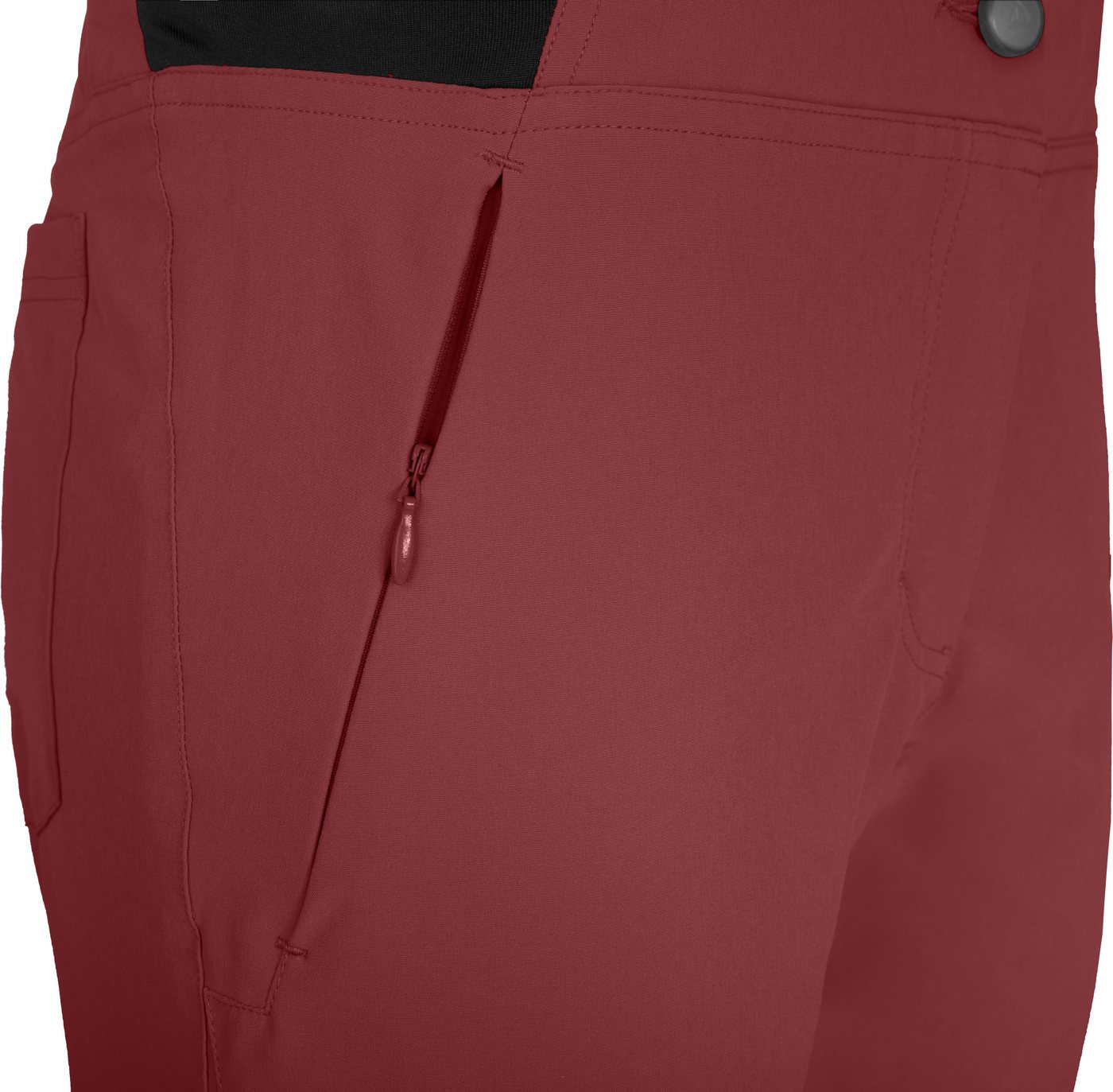 Bergson Outdoorhose AALBORG Vario (slim) Damen Wanderhose, recycelt, elastisch, sportlich, Normalgrößen, rot b Bild 3