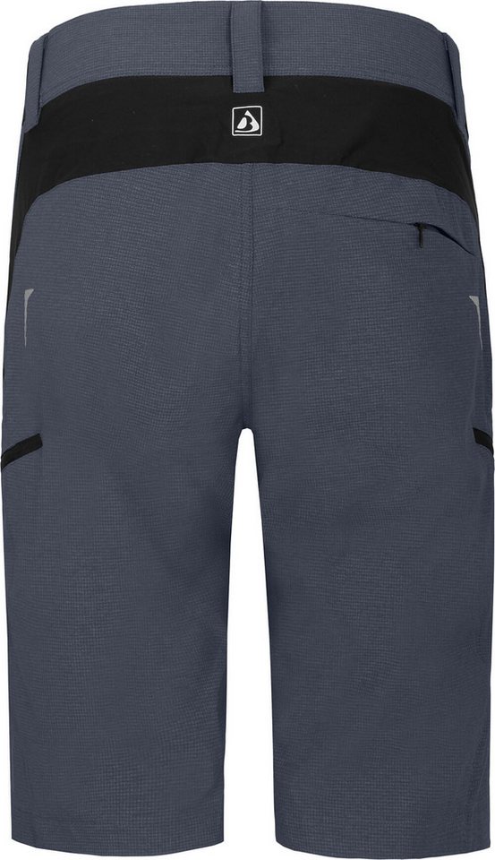 Bergson Fahrradhose VINA Bermuda Damen 2in1 Radshorts, mit gepolsterter Innenhose, Normalgrößen, grau Bild 2
