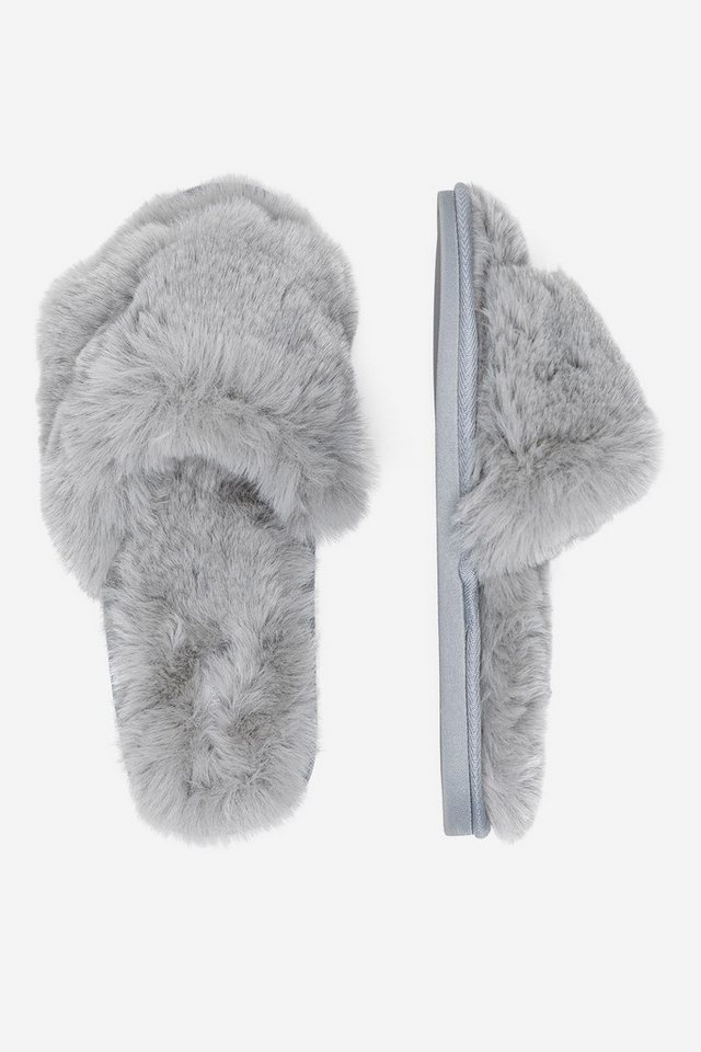 DeeZee DeeZee Damen Hausschuhe 39 grau 5903419601262 Hallenschuh Bild 3
