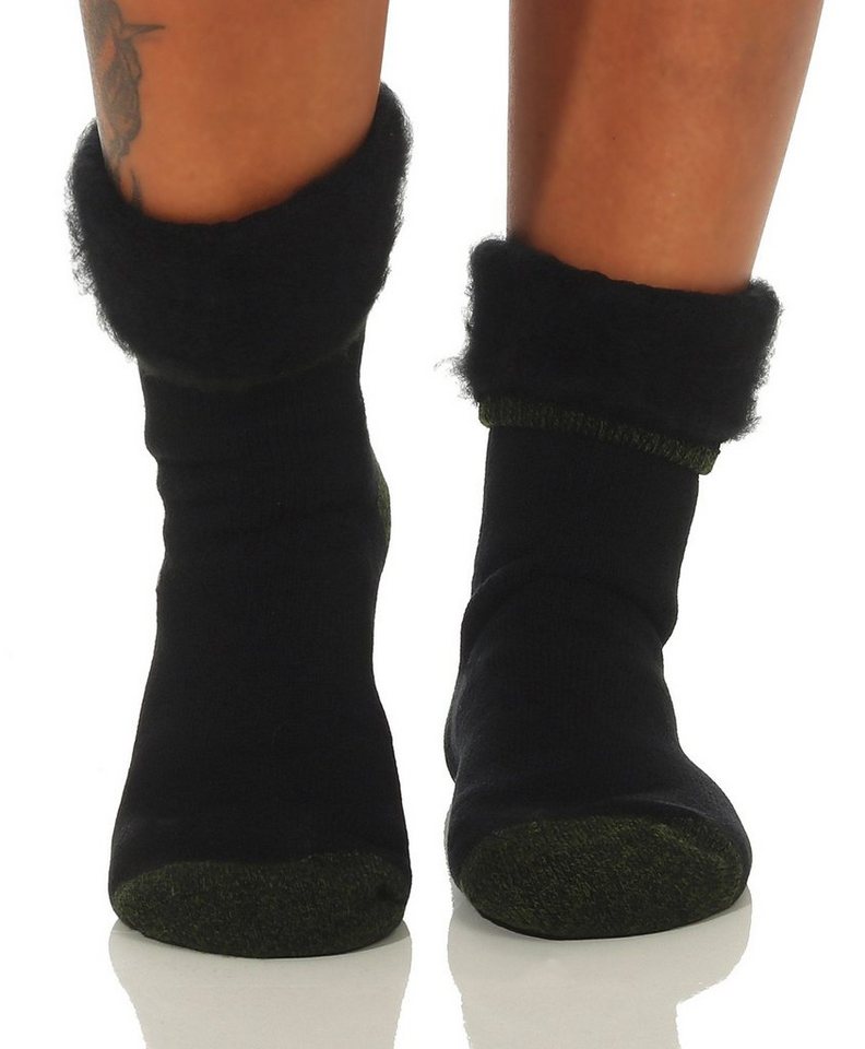 CLEO STYLE Thermosocken Thermo Socken 23 Schwarz / Tarn 43-46 Bild 3