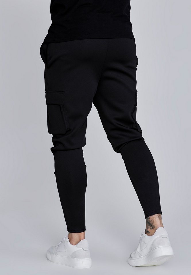 Siksilk Jogger Pants SikSilk Herren Essentials Poly Cargohose