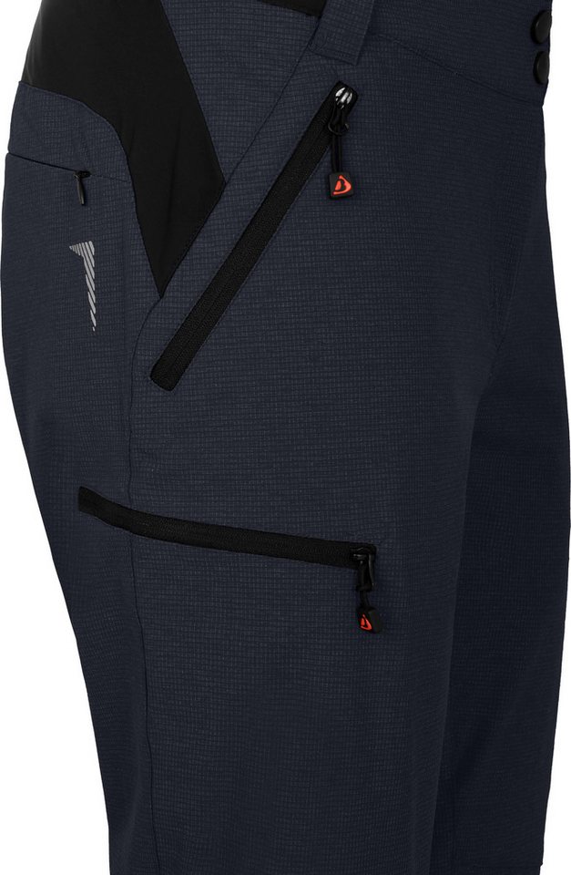 Bergson Fahrradhose VINA Capri Damen 3/4 Radhose 2in1, mit gepolsterter Innenhose, Normalgrößen, Nac Bild 2