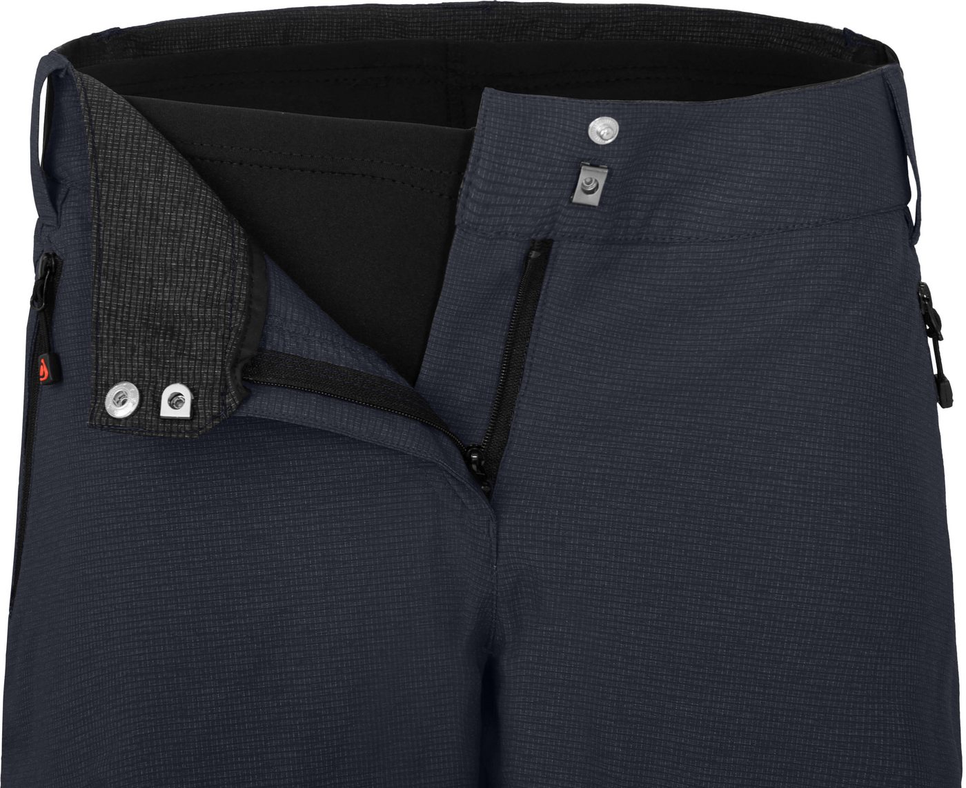 Bergson Fahrradhose VINA Capri Damen 3/4 Radhose 2in1, mit gepolsterter Innenhose, Normalgrößen, Nac Bild 3